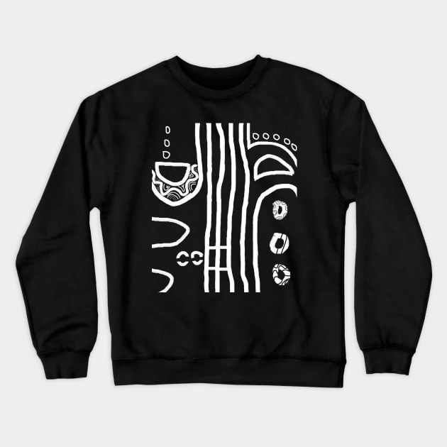 African Pattern Art Design by Ayhan Keser. Crewneck Sweatshirt by AyhanKeser